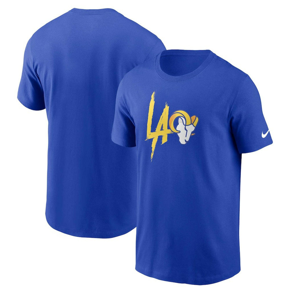 Los Angeles Rams Local Essential T-Shirt Royal | Nike for Sale
