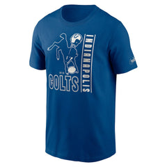Indianapolis Colts Lockup Essential T-Shirt Royal | Nike for Sale