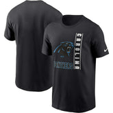 Carolina Panthers Lockup Essential T-Shirt Black | Nike for Sale