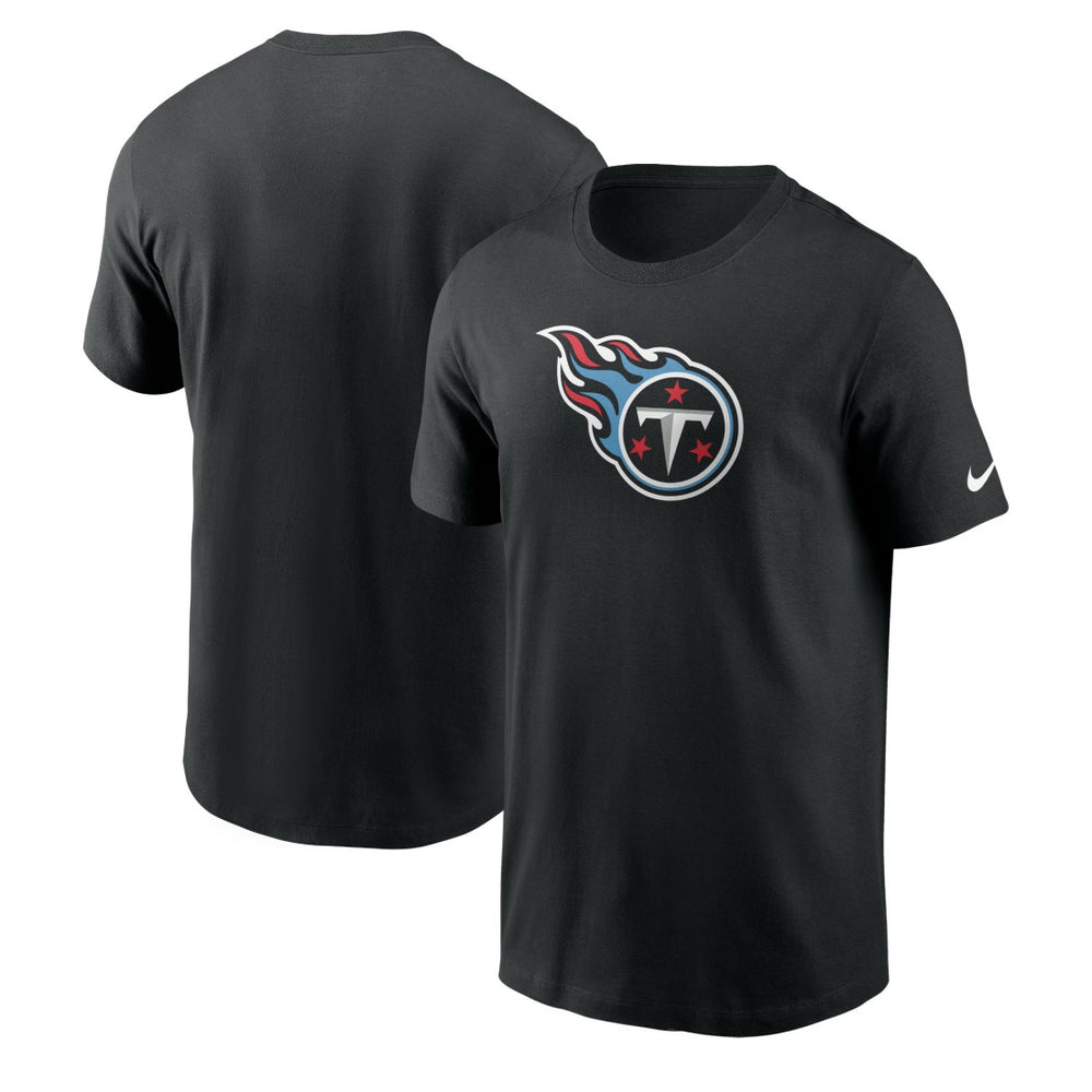 Tennessee Titans Logo Essential T-Shirt Black | Nike for Sale