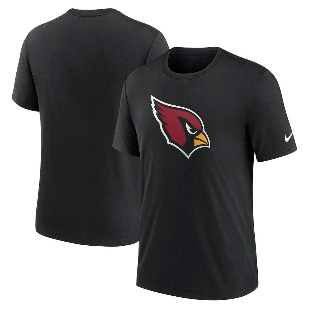 Arizona Cardinals Rewind Logo Tri-Blend T-Shirt Black | Nike for Sale