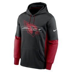 Arizona Cardinals Color Block Fleece Performance Pullover Hoodie Black | Nike for Sale