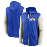 Los Angeles Rams Performance Full-Zip Hoodie Royal | Nike for Sale