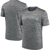 Los Angeles Chargers Velocity Arch Performance T-Shirt Anthracite | Nike for Sale