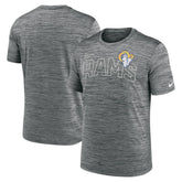 Los Angeles Rams Velocity Arch Performance T-Shirt Anthracite | Nike for Sale