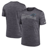 Carolina Panthers Velocity Arch Performance T-Shirt Black | Nike for Sale