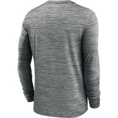 Los Angeles Rams Velocity Long Sleeve T-Shirt Anthracite | Nike for Sale