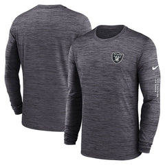 Las Vegas Raiders Velocity Long Sleeve T-Shirt Black | Nike for Sale