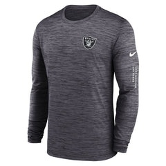 Las Vegas Raiders Velocity Long Sleeve T-Shirt Black | Nike for Sale