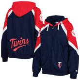 Minnesota Twins Starter Women's Hail Mary Full-Zip Hoodie - MLB