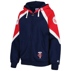 Minnesota Twins Starter Women's Hail Mary Full-Zip Hoodie - MLB