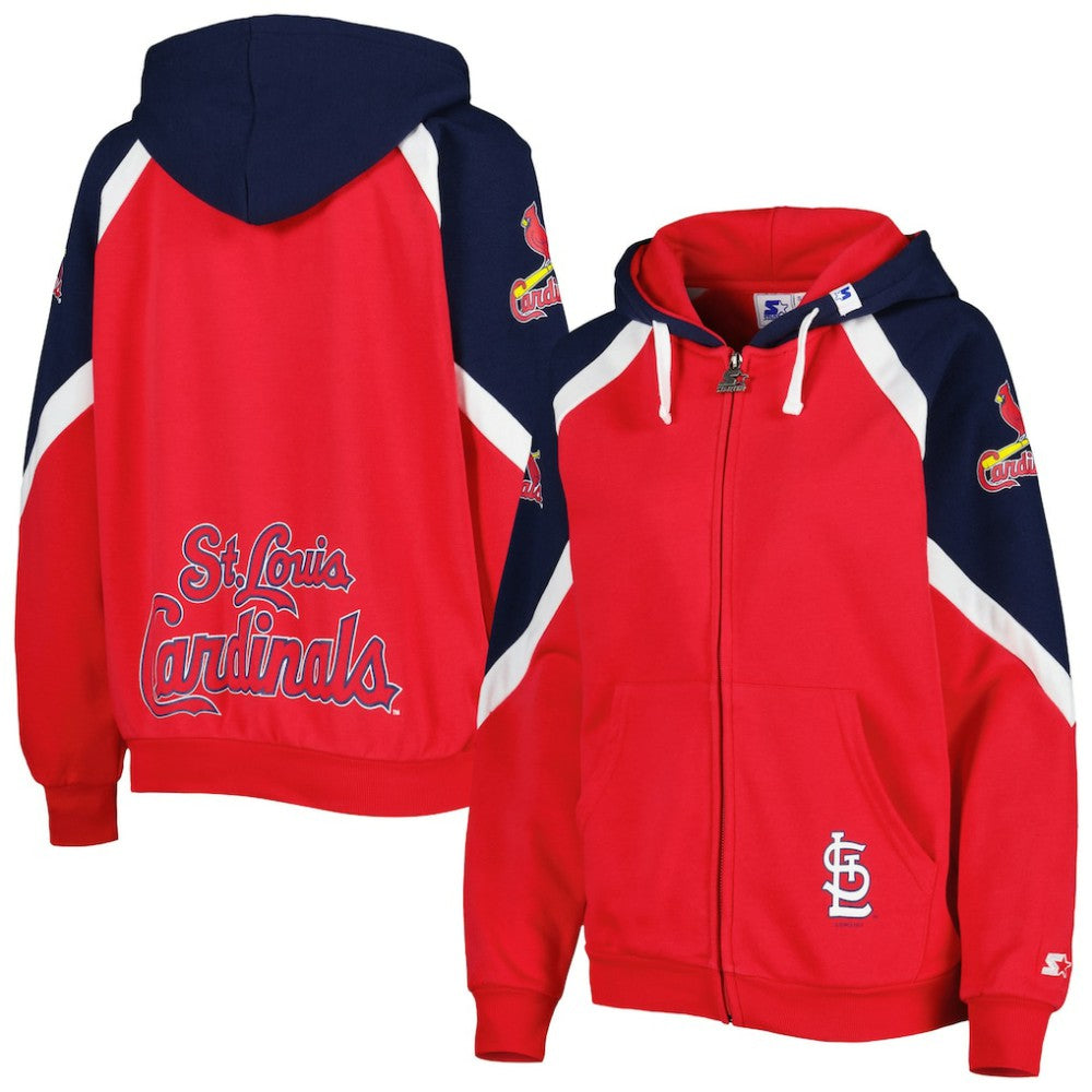 St. Louis Cardinals Starter Women's Hail Mary Full-Zip Hoodie - MLB