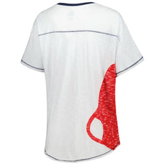 Boston Red Sox Starter Women's Perfect Game V-Neck T-Shirt - MLB