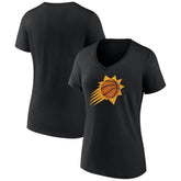 Phoenix Suns Women's Alternate Logo V-Neck T-Shirt Black - NBA