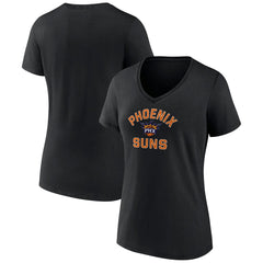 Phoenix Suns Women's Overtime Team V-Neck T-Shirt Black - NBA