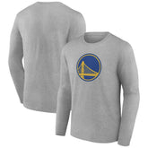 Golden State Warriors Alternate Logo Long Sleeve T-Shirt Gray - NBA