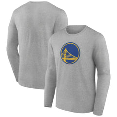 Golden State Warriors Alternate Logo Long Sleeve T-Shirt Gray - NBA