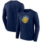 Memphis Grizzlies Alternate Logo Long Sleeve T-Shirt Navy - NBA