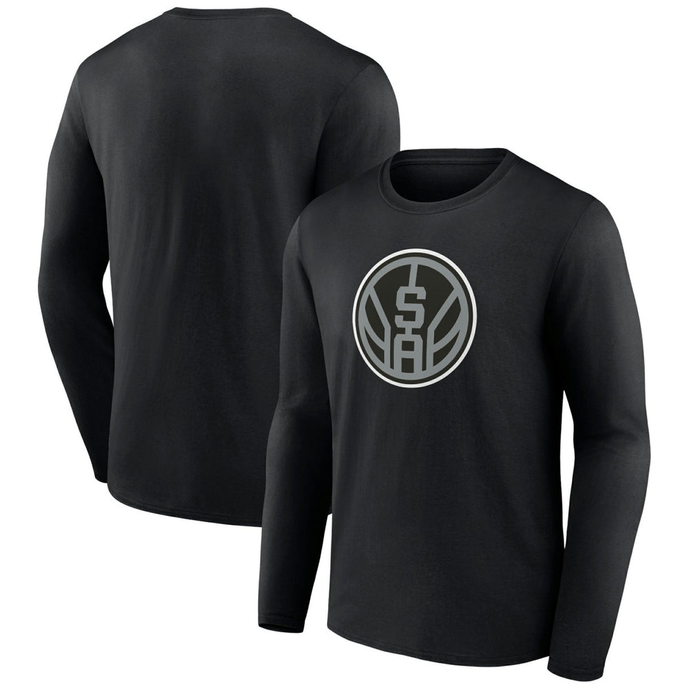 San Antonio Spurs Alternate Logo Long Sleeve T-Shirt Black - NBA