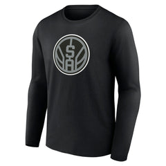 San Antonio Spurs Alternate Logo Long Sleeve T-Shirt Black - NBA