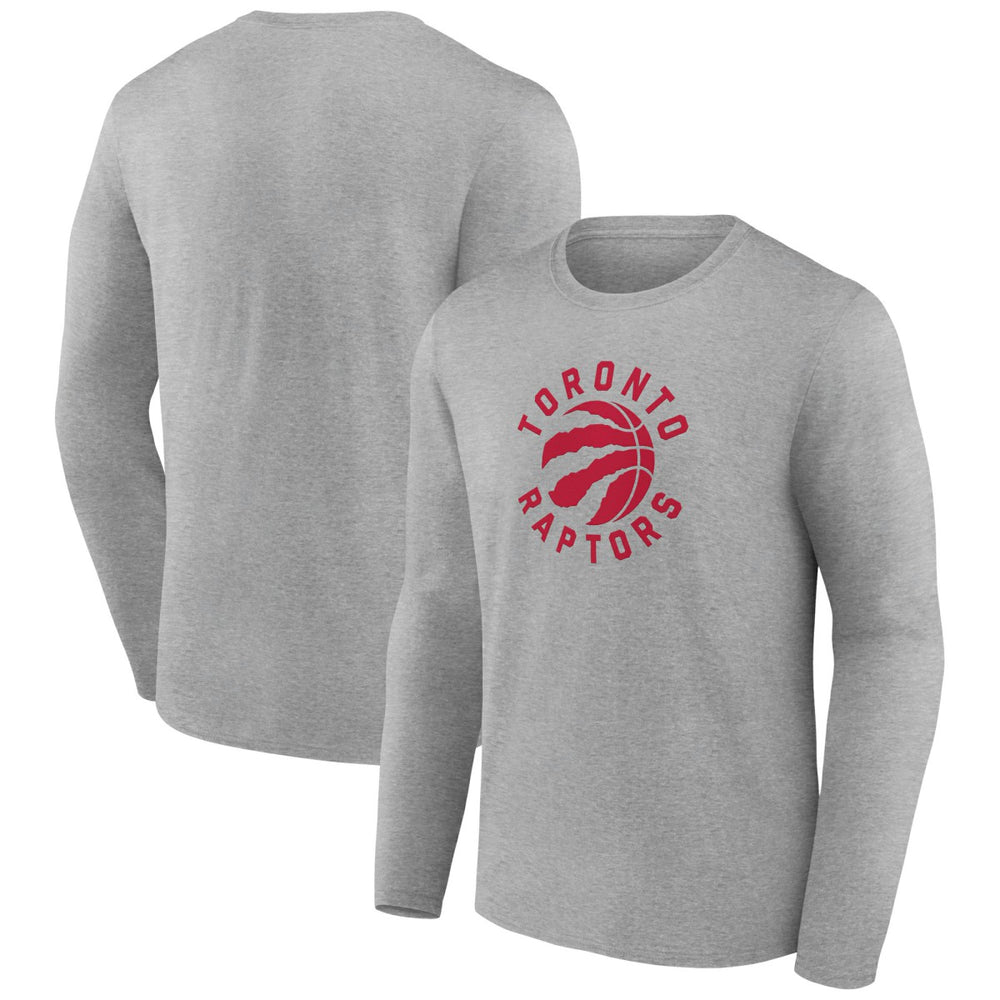 Toronto Raptors Alternate Logo Long Sleeve T-Shirt Gray - NBA