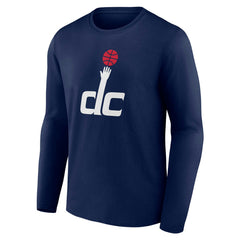 Washington Wizards Alternate Logo Long Sleeve T-Shirt Navy - NBA