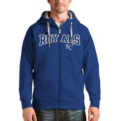 Kansas City Royals Antigua Team Logo Victory Full-Zip Hoodie - MLB