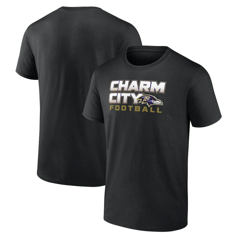 Baltimore Ravens Hometown Collection Sweep T-Shirt Black | NFL