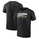 Baltimore Ravens Hometown Collection Sweep T-Shirt Black | NFL