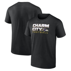 Baltimore Ravens Hometown Collection Sweep T-Shirt Black | NFL