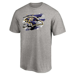Baltimore Ravens True Color T-Shirt Heather Gray | NFL