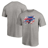 Buffalo Bills True Color T-Shirt Heather Gray | NFL