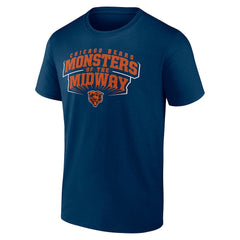 Chicago Bears Hometown Collection Sweep T-Shirt Navy | NFL