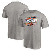 Denver Broncos True Color T-Shirt Heather Gray | NFL