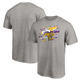 Minnesota Vikings True Color T-Shirt Heather Gray | NFL