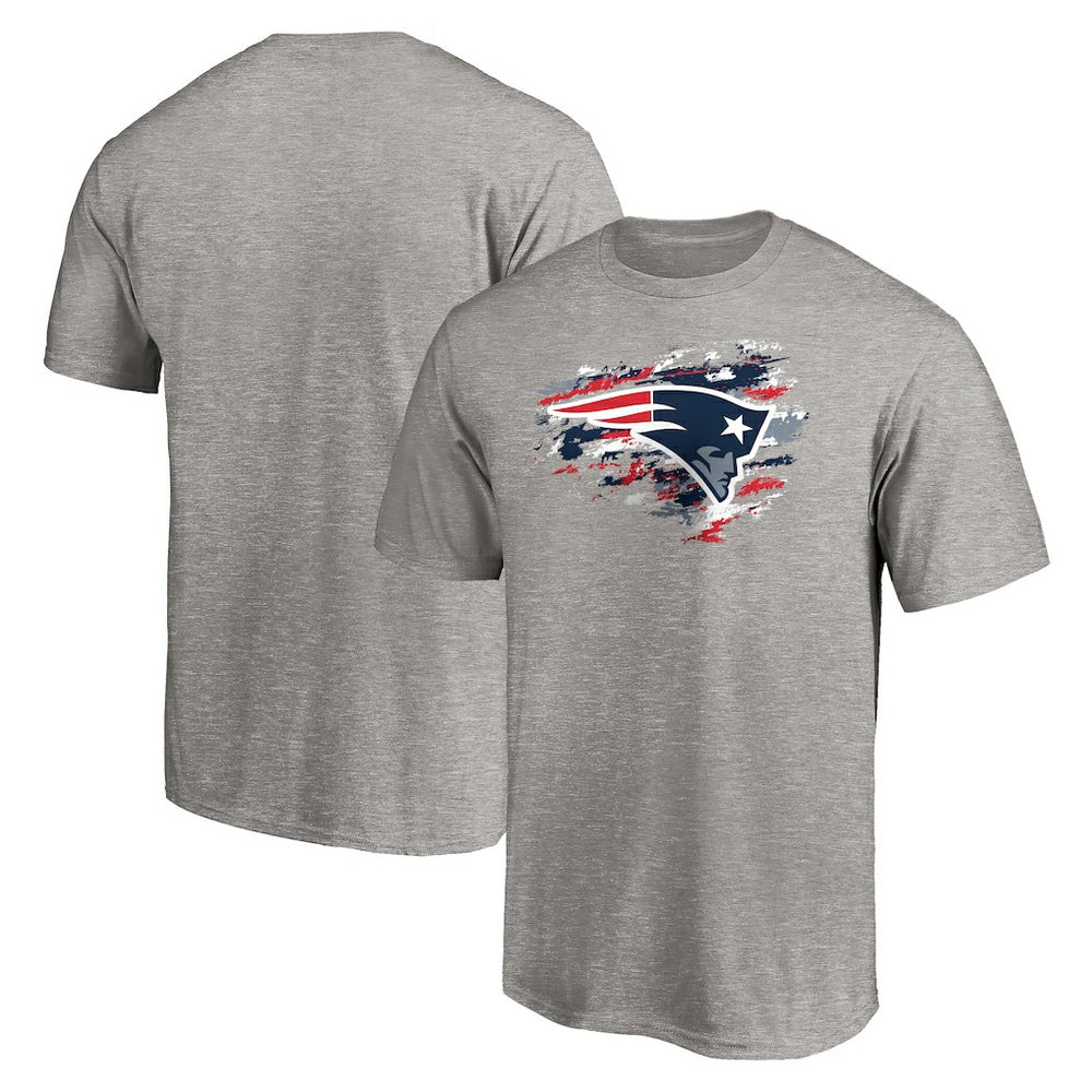 New England Patriots True Color T-Shirt Heather Gray | NFL