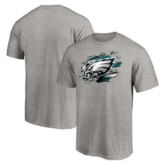 Philadelphia Eagles True Color T-Shirt Heather Gray | NFL