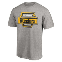 Pittsburgh Steelers Hometown Collection Hot Route T-Shirt Heather Gray | NFL