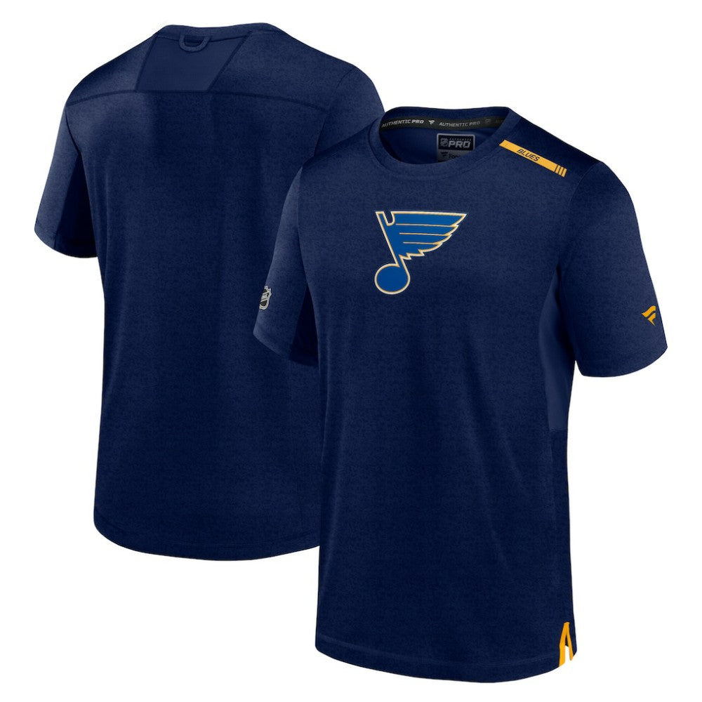 St. Louis Blues Fanatics Authentic Pro Performance T-Shirt - Navy - NHL