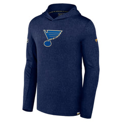 St. Louis Blues Fanatics Authentic Pro Lightweight Pullover Hoodie - Navy - NHL