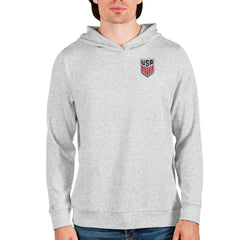 USMNT Antigua Absolute Pullover Hoodie Gray - FIFA World CUP