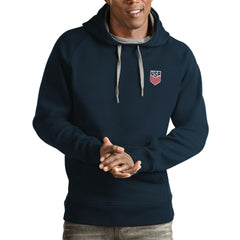 USMNT Antigua Victory Pullover Hoodie Navy - FIFA World CUP
