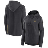 Ottawa Senators Fanatics Women's Authentic Pro Pullover Hoodie - Heather Charcoal - NHL