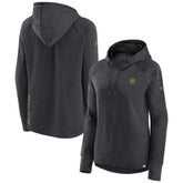 Boston Bruins Fanatics Women's Authentic Pro Pullover Hoodie - Heather Charcoal - NHL