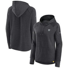 Pittsburgh Penguins Fanatics Women's Authentic Pro Pullover Hoodie - Heather Charcoal - NHL