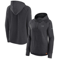 Philadelphia Flyers Fanatics Women's Authentic Pro Pullover Hoodie - Heather Charcoal - NHL