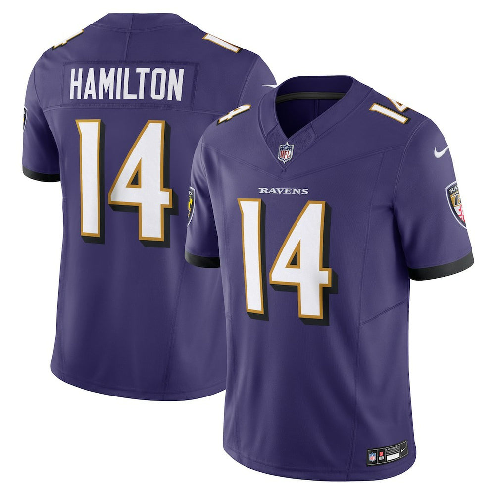 Kyle Hamilton Baltimore Ravens Vapor F.U.S.E. Limited Jersey Purple | Nike for Sale