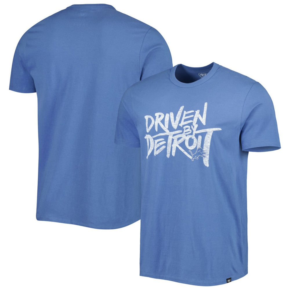 Detroit Lions '47 Driven by Detroit T-Shirt Blue | 47 brand
