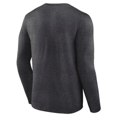 Seattle Kraken Fanatics Authentic Pro Secondary Long Sleeve T-Shirt - Heather Charcoal - NHL