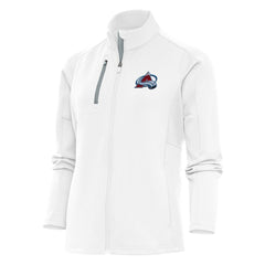 Colorado Avalanche Antigua Women's Team Logo Generation Full-Zip Jacket - White - NHL